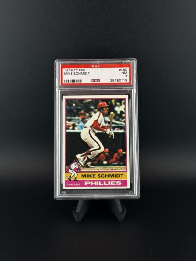 1976 Topps #480 Mike Schmidt PSA 7